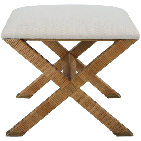 Uttermost St. Tropez Rattan Small Bench - Home Elegance USA