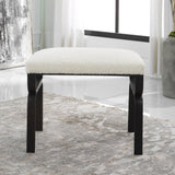 Uttermost Diverge White Shearling Small Bench - Home Elegance USA