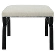 Uttermost Diverge White Shearling Small Bench - Home Elegance USA