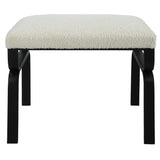 Uttermost Diverge White Shearling Small Bench - Home Elegance USA