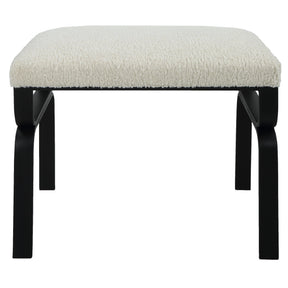 Uttermost Diverge White Shearling Small Bench - Home Elegance USA