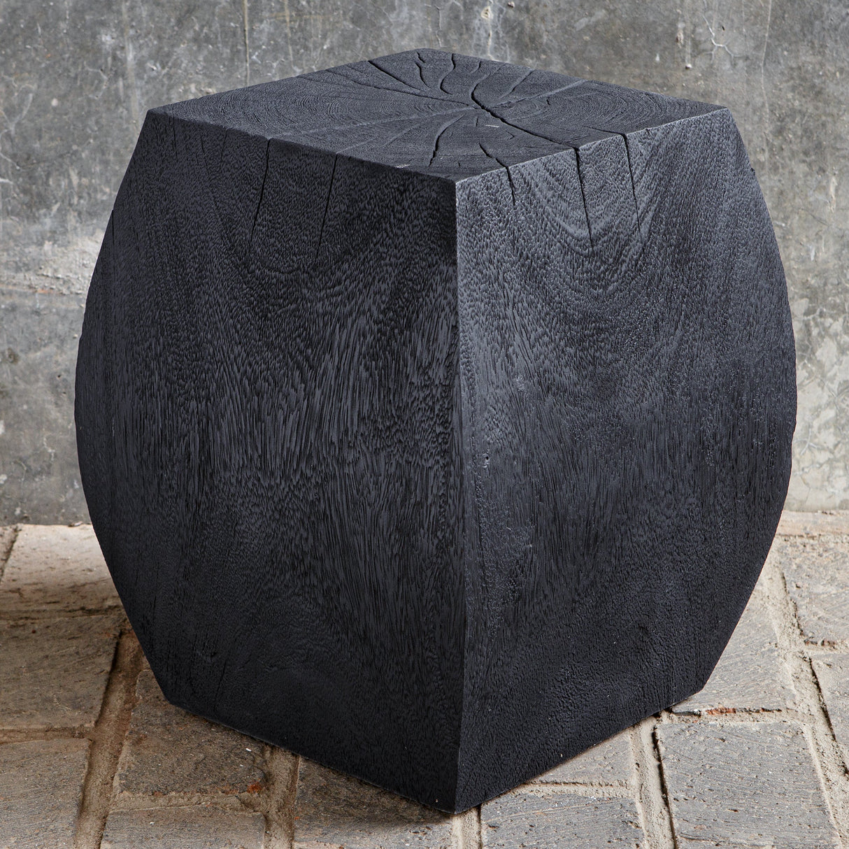 Uttermost Grove Wooden Accent Stool - Home Elegance USA