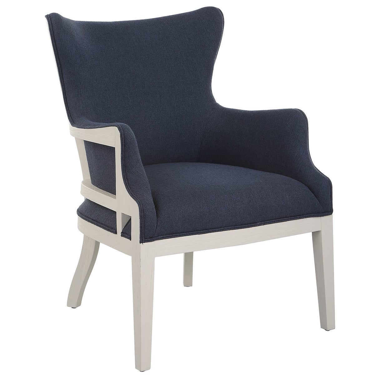 Uttermost Gordonston Blue Fabric Accent Chair - Home Elegance USA