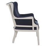 Uttermost Gordonston Blue Fabric Accent Chair - Home Elegance USA