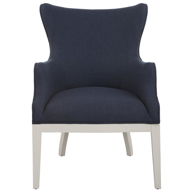 Uttermost Gordonston Blue Fabric Accent Chair - Home Elegance USA