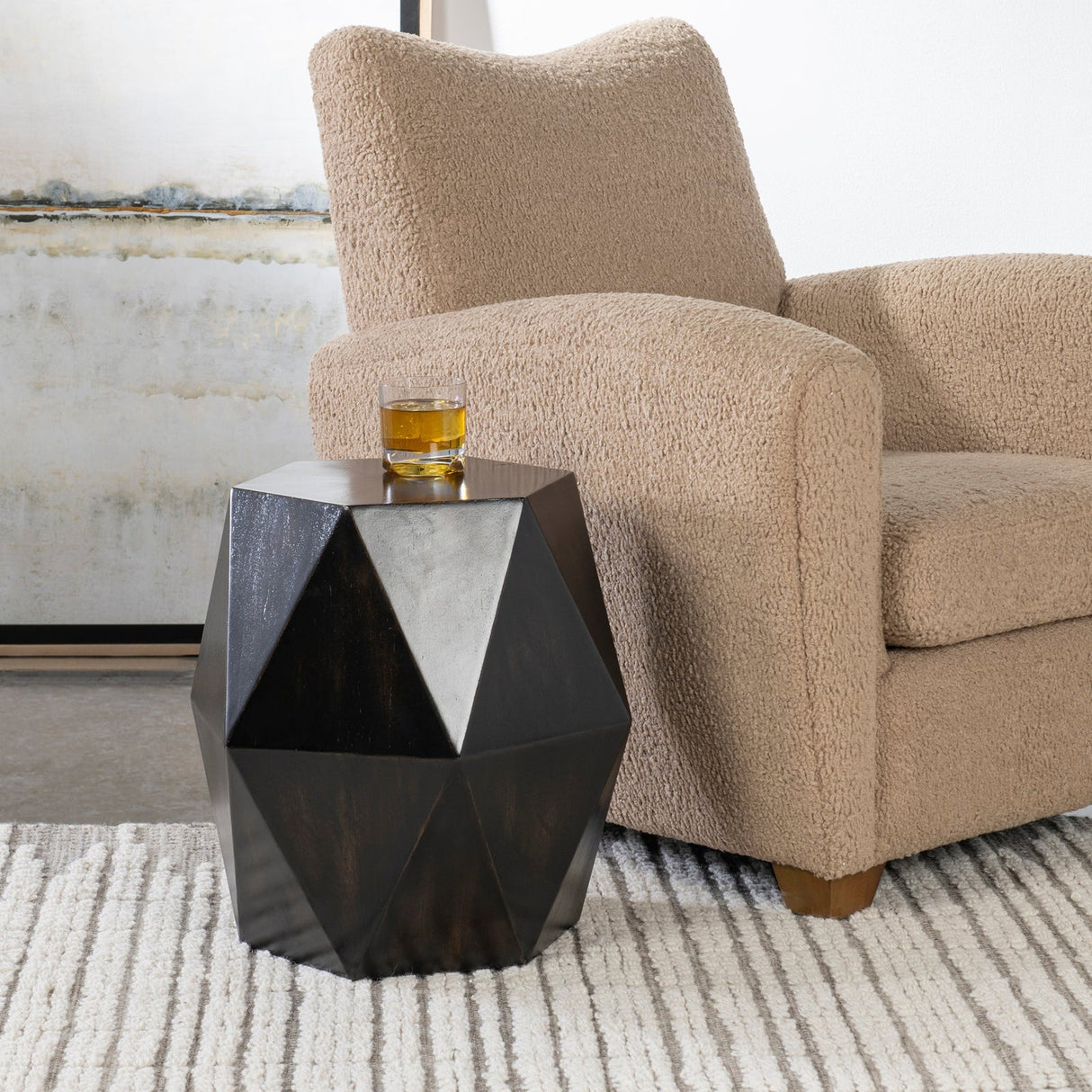 Uttermost Volker Geometric Accent Table - Home Elegance USA