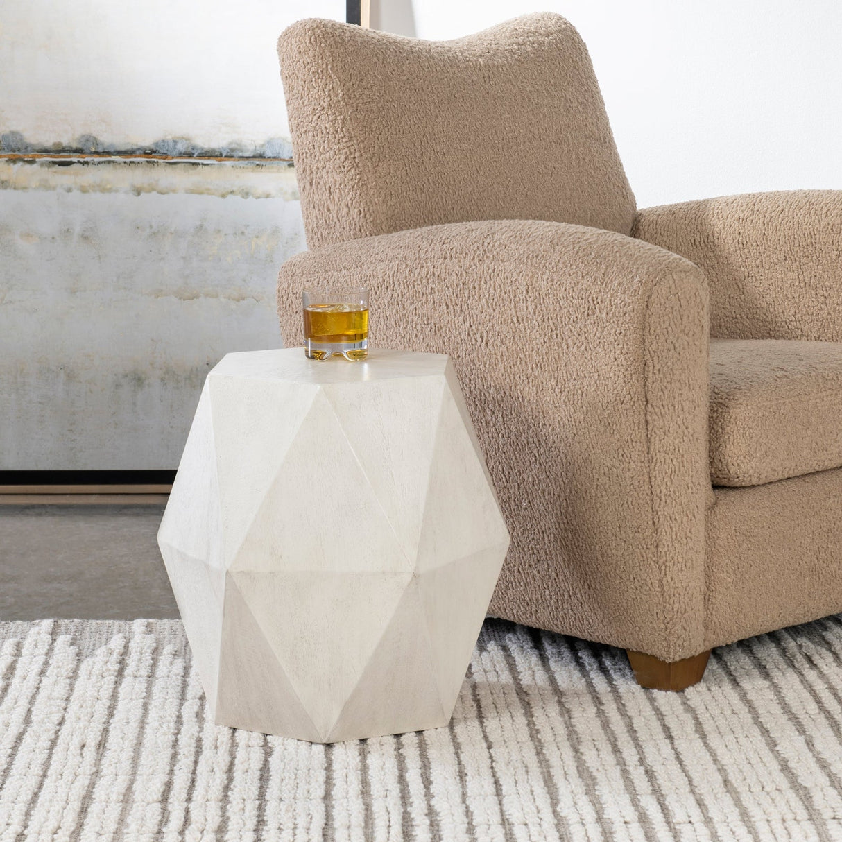 Uttermost Volker Geometric Accent Table - Home Elegance USA