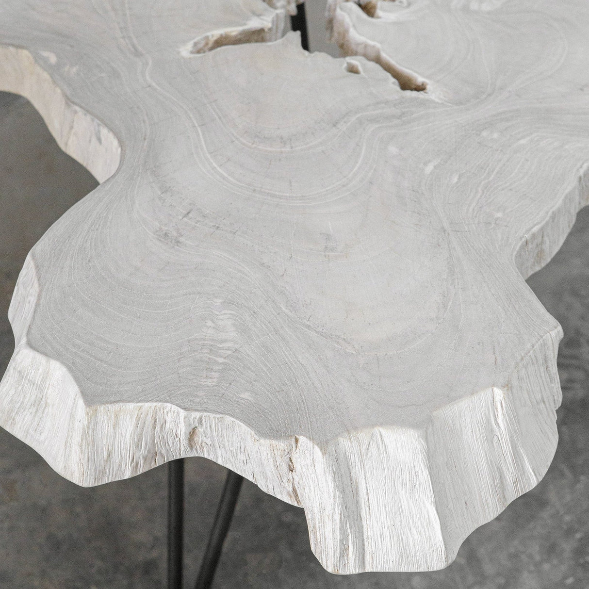 Uttermost Trillium Bleached Teak Coffee Table - Home Elegance USA