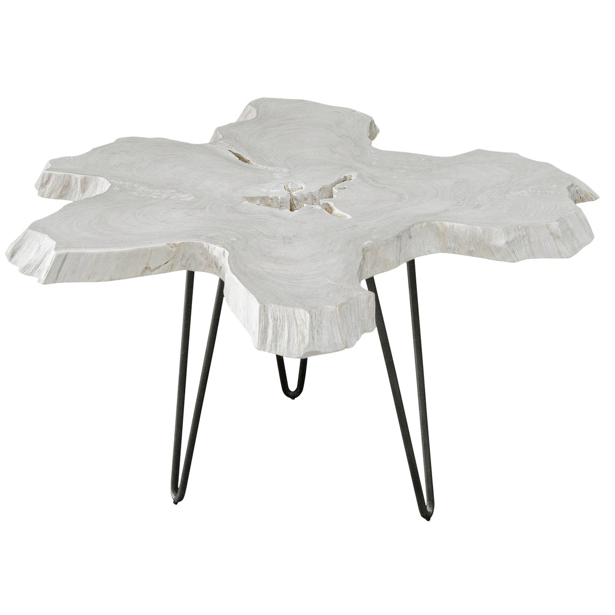 Uttermost Trillium Bleached Teak Coffee Table - Home Elegance USA