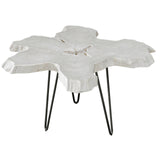 Uttermost Trillium Bleached Teak Coffee Table - Home Elegance USA