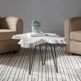 Uttermost Trillium Bleached Teak Coffee Table - Home Elegance USA