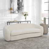 Capra Art Deco White Sofa | Uttermost | Home Elegance USA