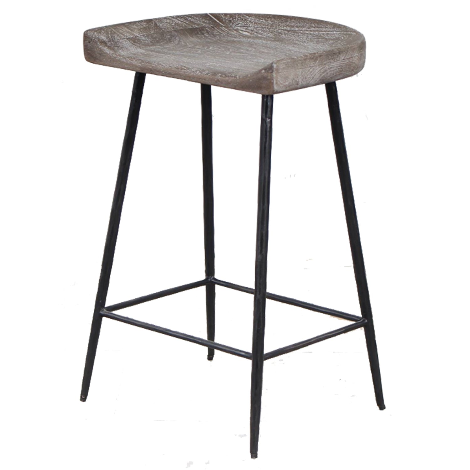 Cordova Carved Wood Counter Stool | Uttermost | Home Elegance USA