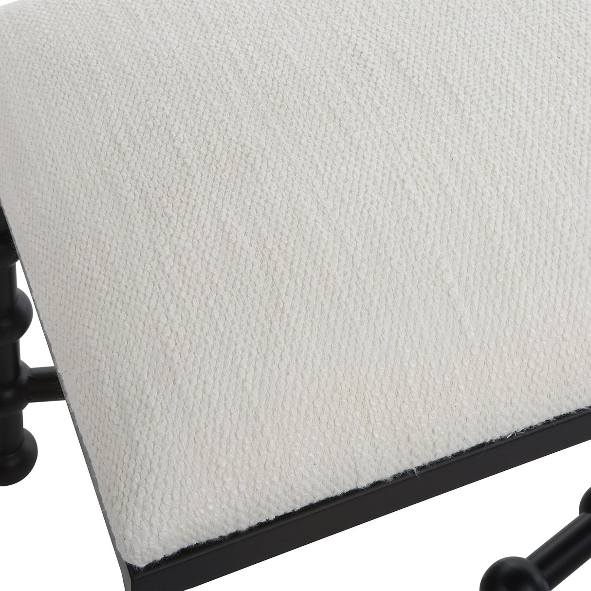 Uttermost Iron Drops Cushioned Bench - Home Elegance USA
