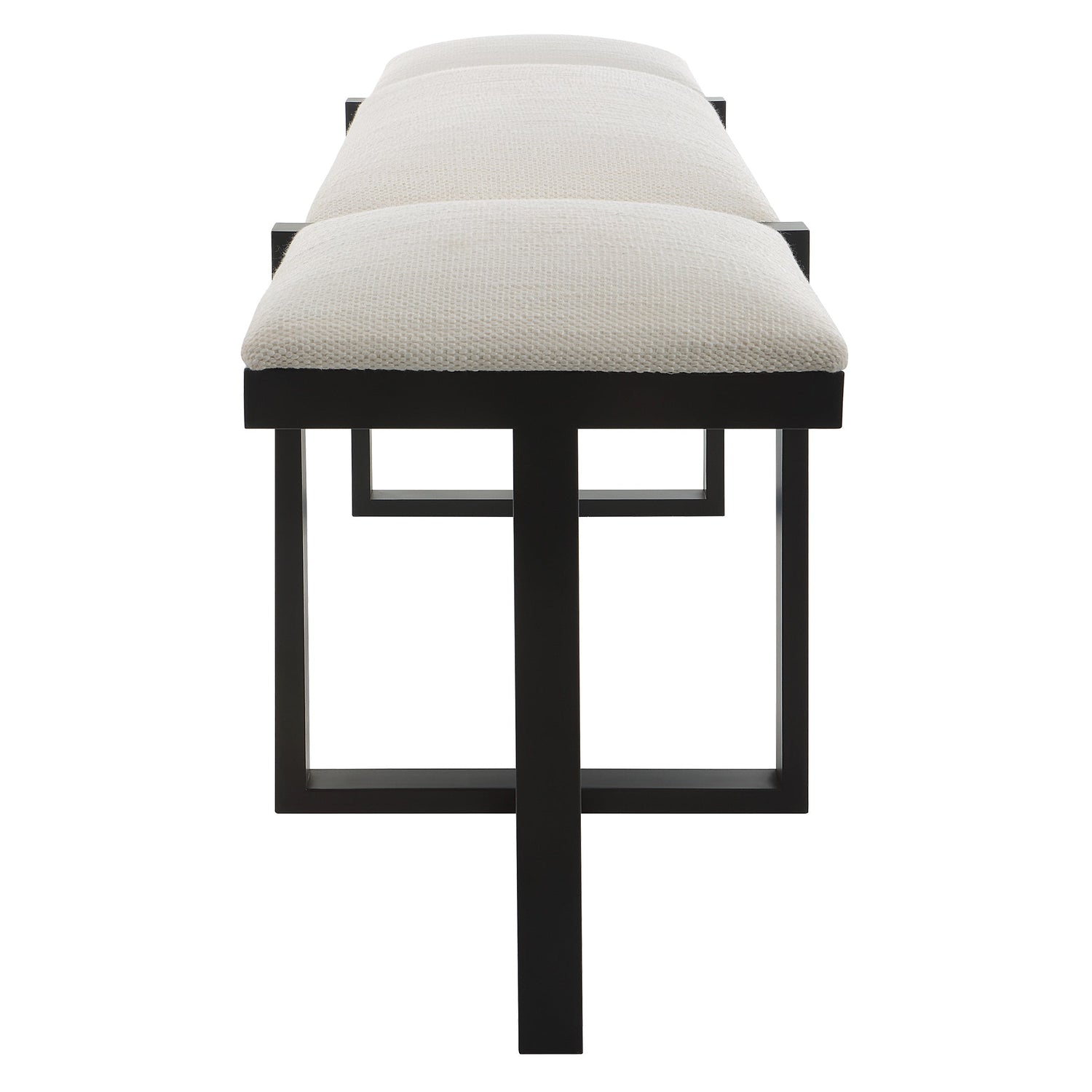 Uttermost Triple Cloud Modern Upholstered Bench - Home Elegance USA