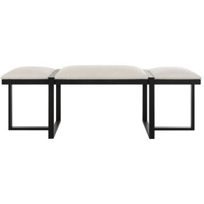Uttermost Triple Cloud Modern Upholstered Bench - Home Elegance USA
