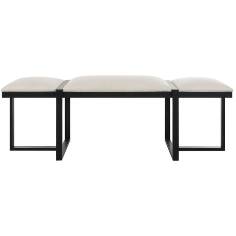 Uttermost Triple Cloud Modern Upholstered Bench - Home Elegance USA