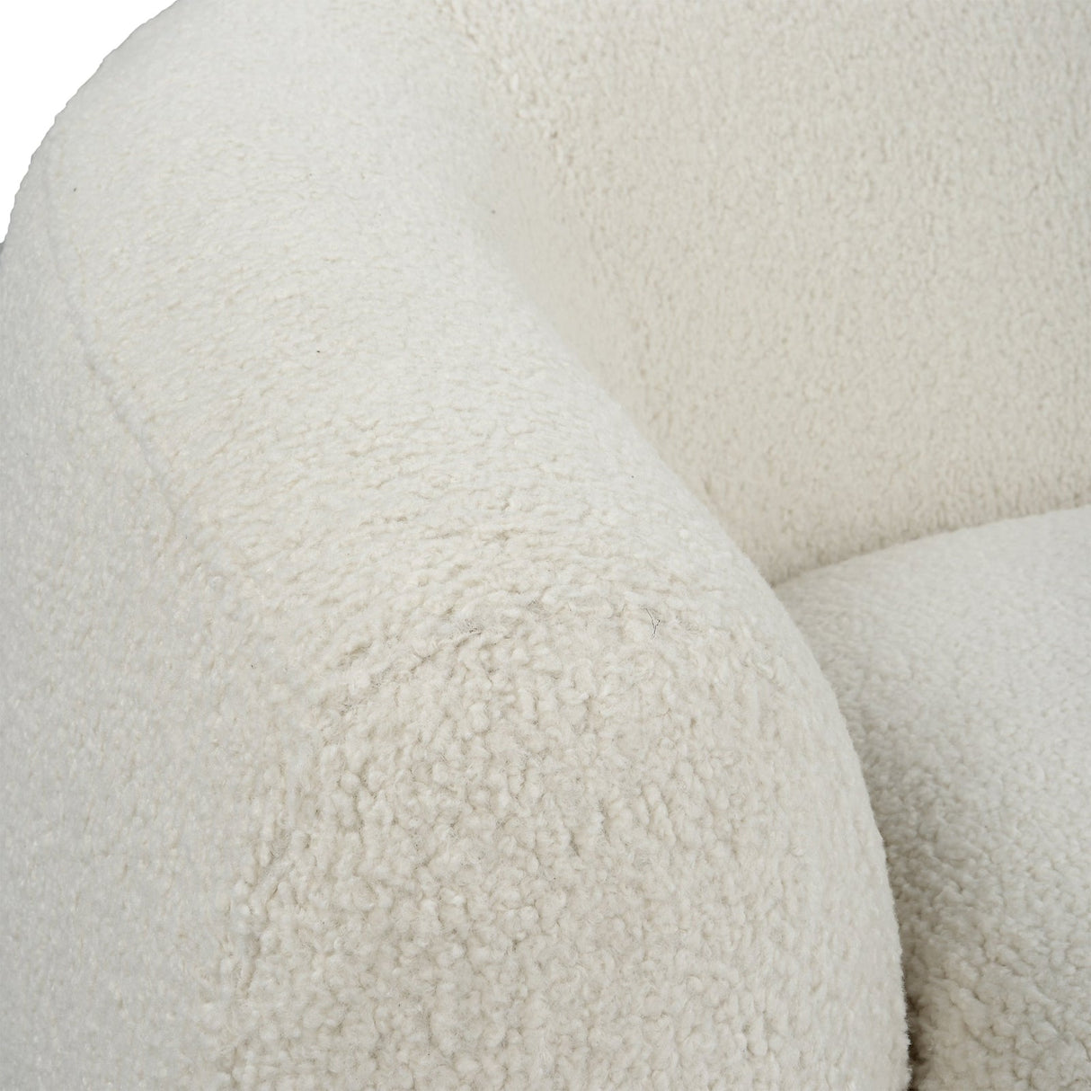 Capra Art Deco White Swivel Chair | Uttermost | Home Elegance USA