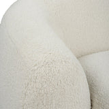 Capra Art Deco White Swivel Chair | Uttermost | Home Elegance USA