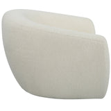 Capra Art Deco White Swivel Chair | Uttermost | Home Elegance USA