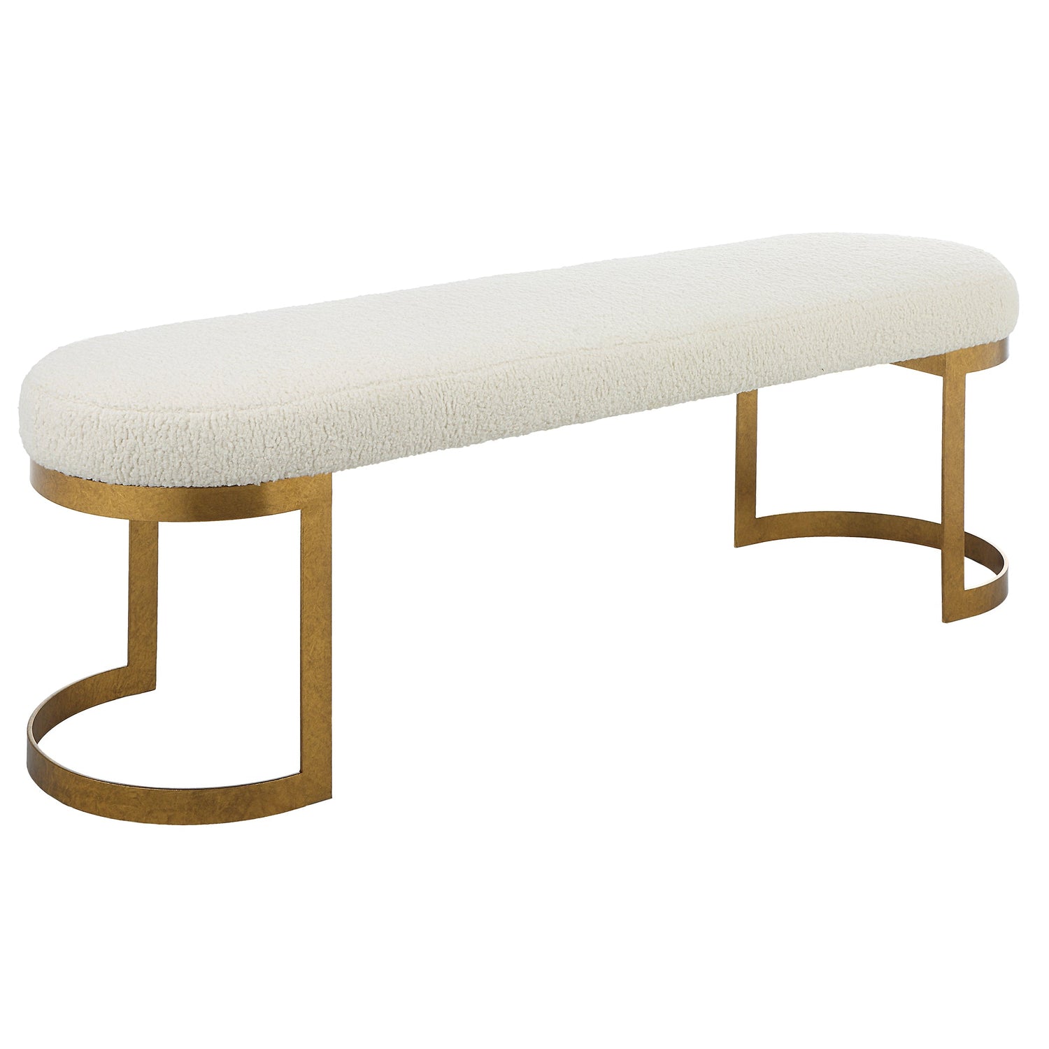 Uttermost Infinity Gold Bench - Home Elegance USA
