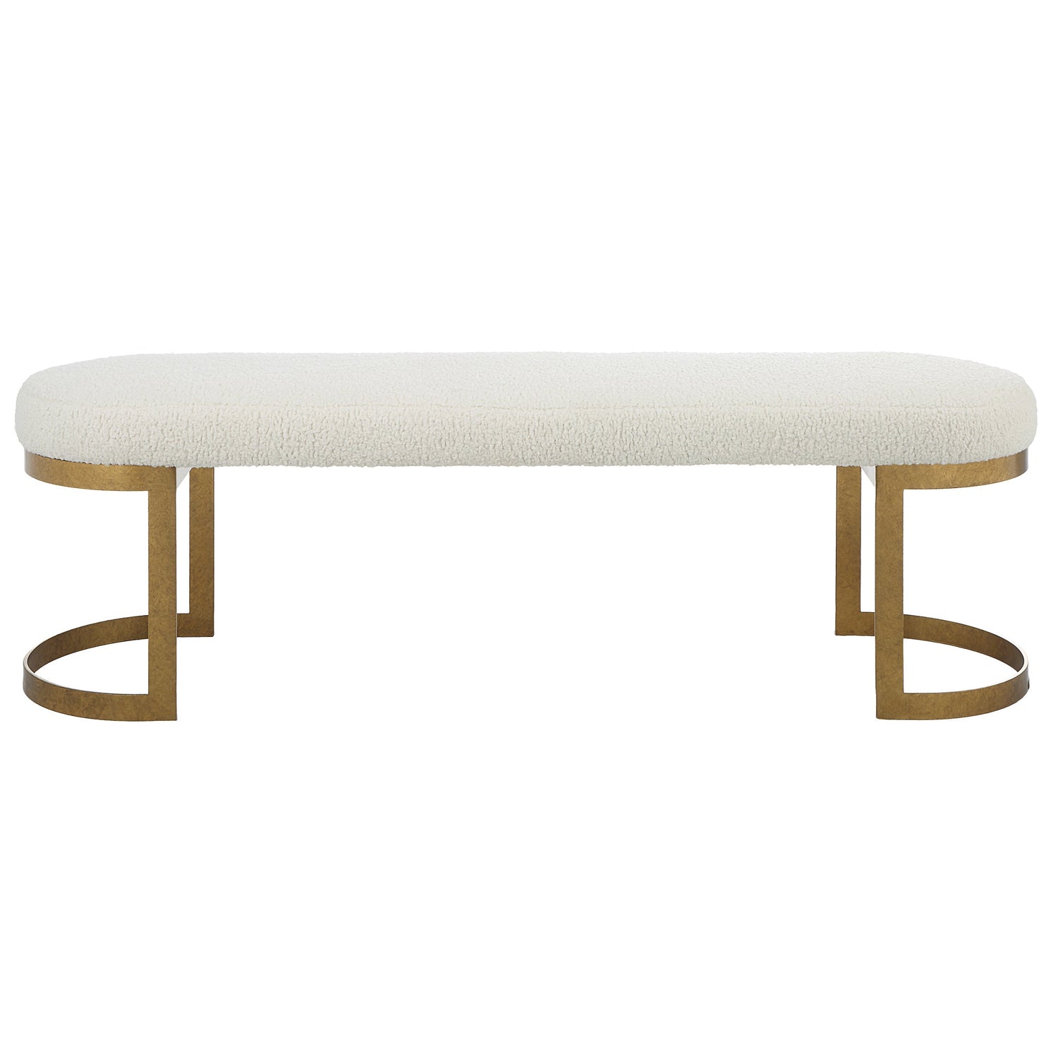 Uttermost Infinity Gold Bench - Home Elegance USA