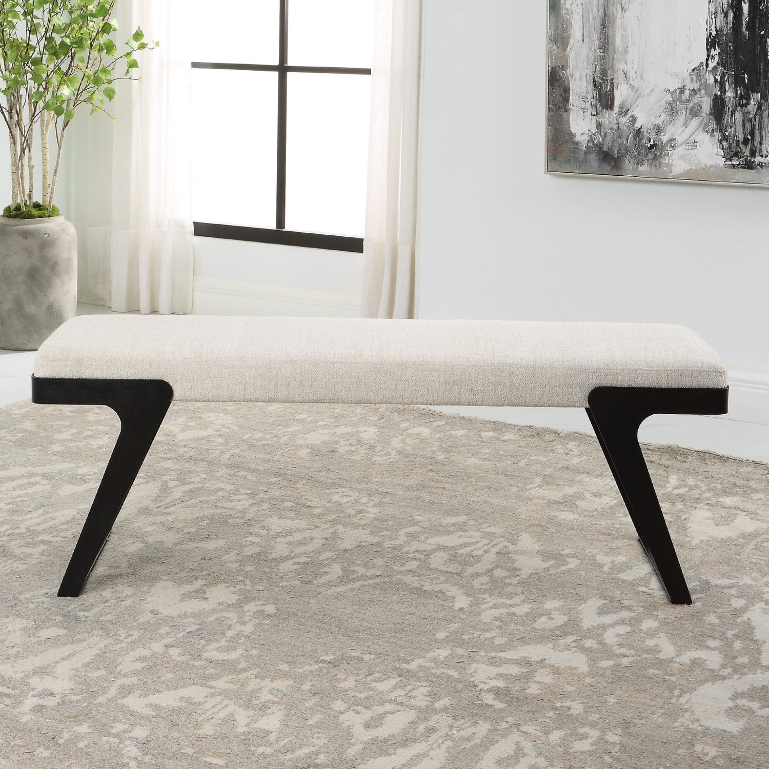 Uttermost Hover Modern Bench - Home Elegance USA