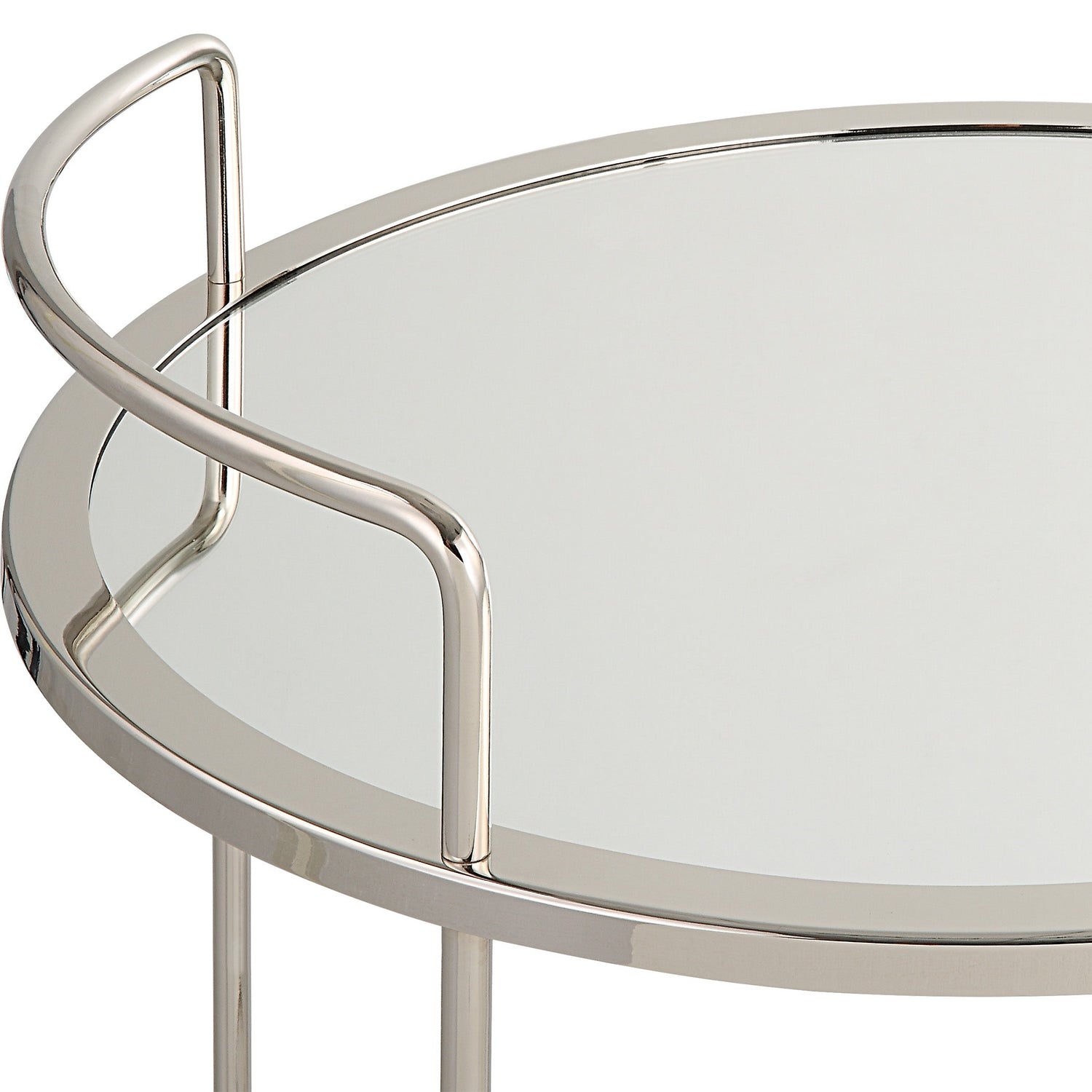 Uttermost Spritz Chrome Bar Cart - Home Elegance USA