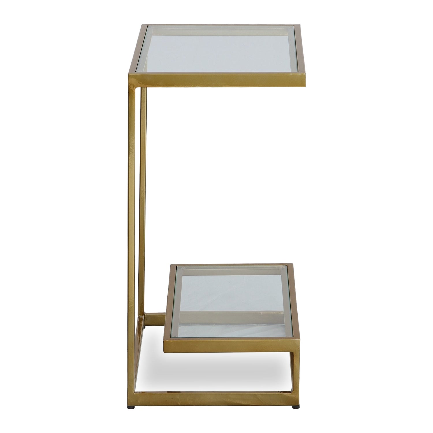 Uttermost Musing Brushed Brass Accent Table - Home Elegance USA