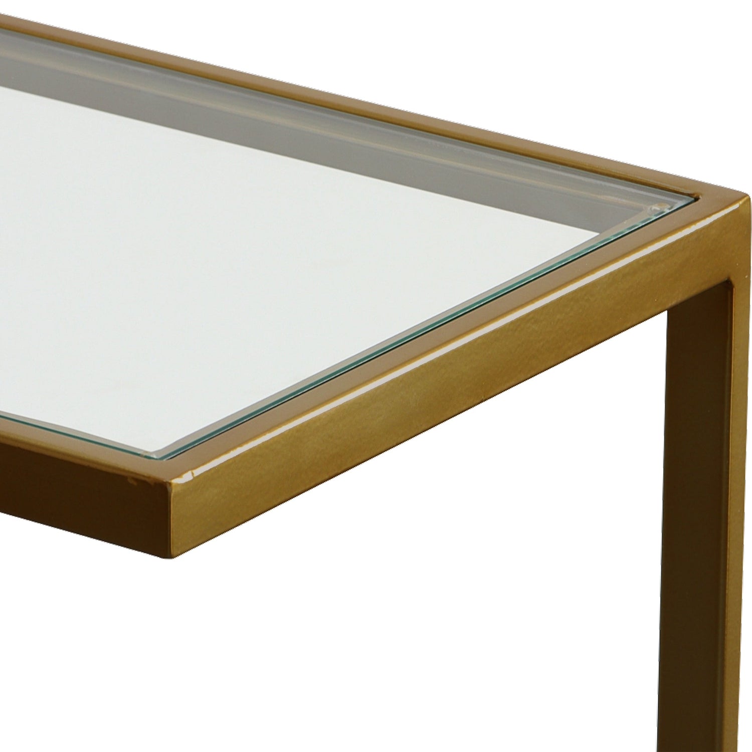 Uttermost Musing Brushed Brass Accent Table - Home Elegance USA