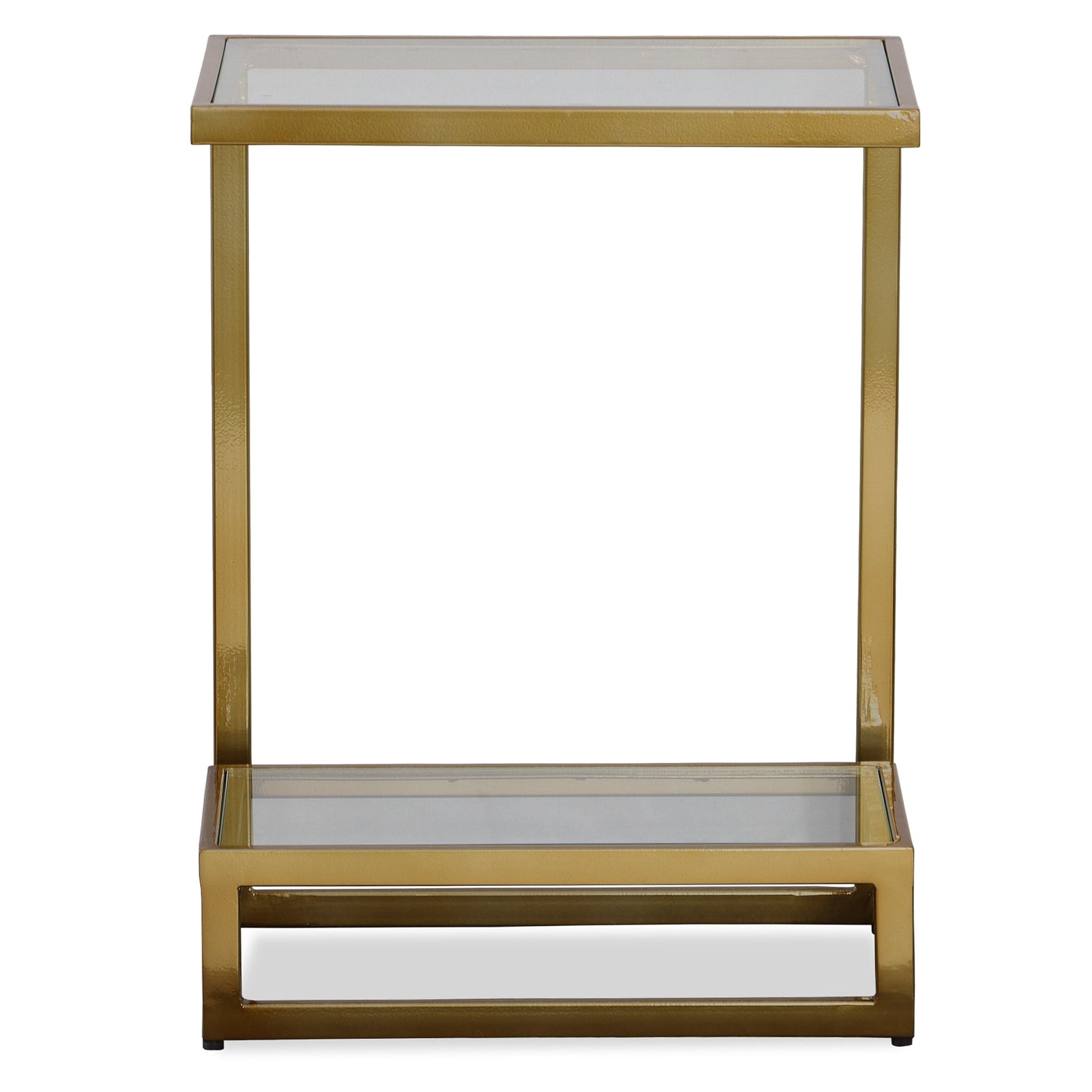 Uttermost Musing Brushed Brass Accent Table - Home Elegance USA