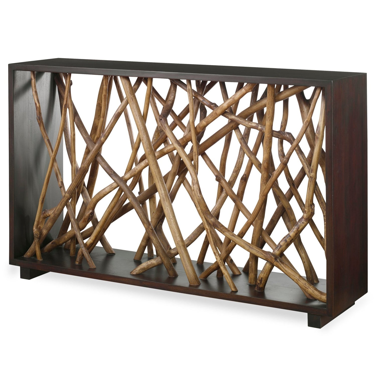 Uttermost Teak Maze Console Table - Home Elegance USA