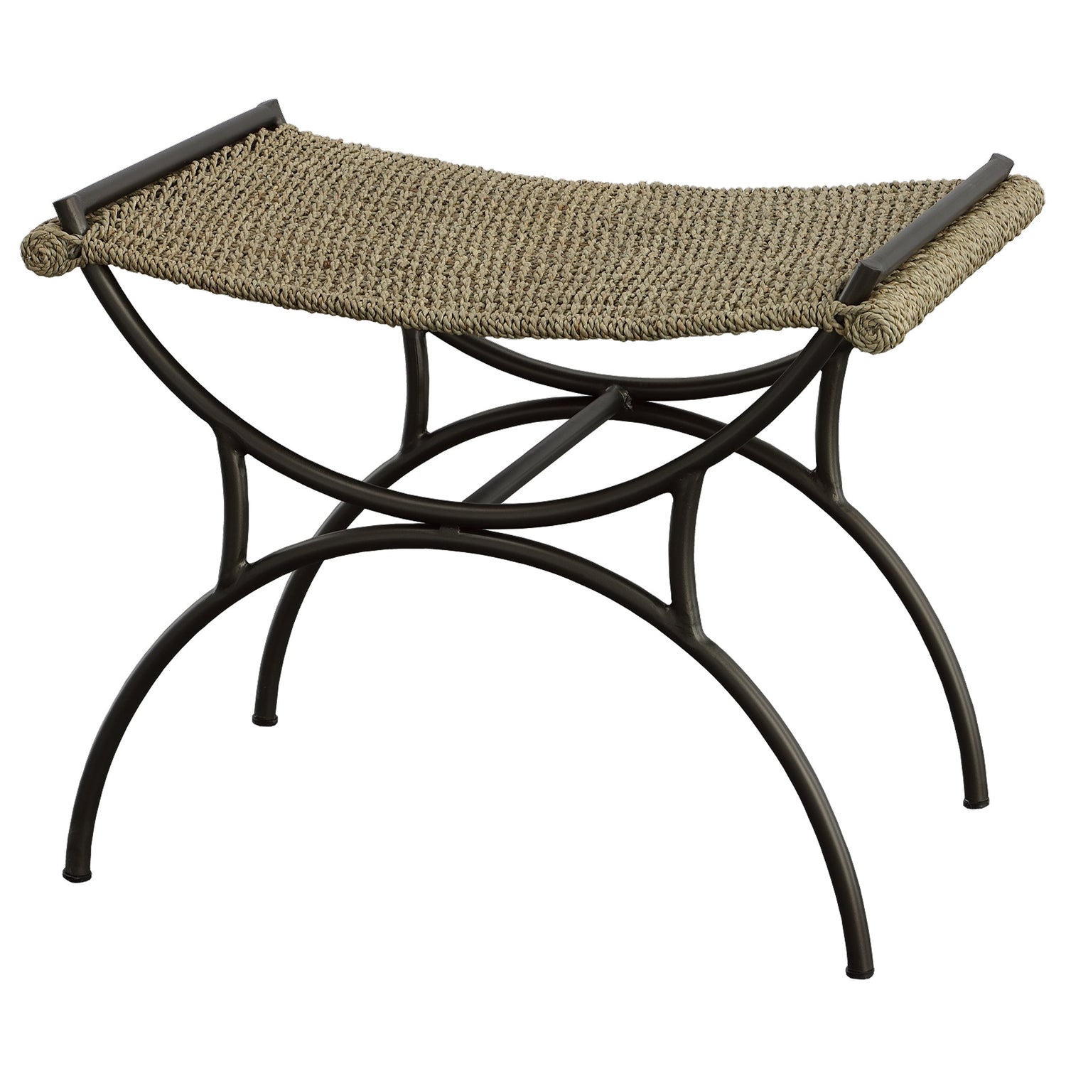 Uttermost Playa Seagrass Small Bench - Home Elegance USA