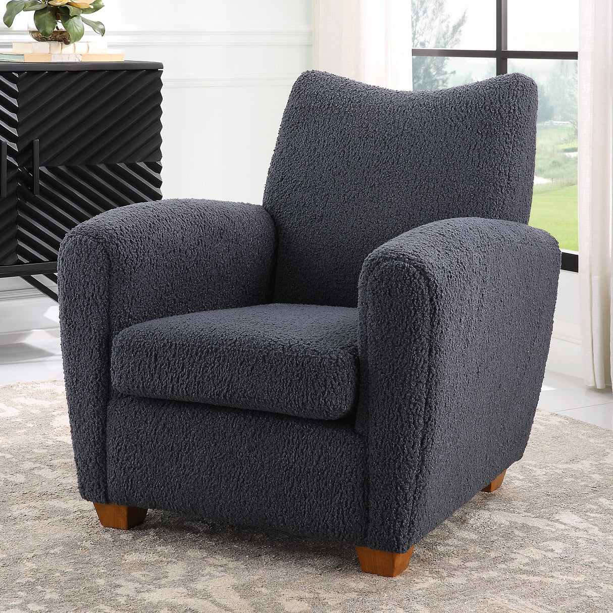 Uttermost Teddy Slate Accent Chair - Home Elegance USA