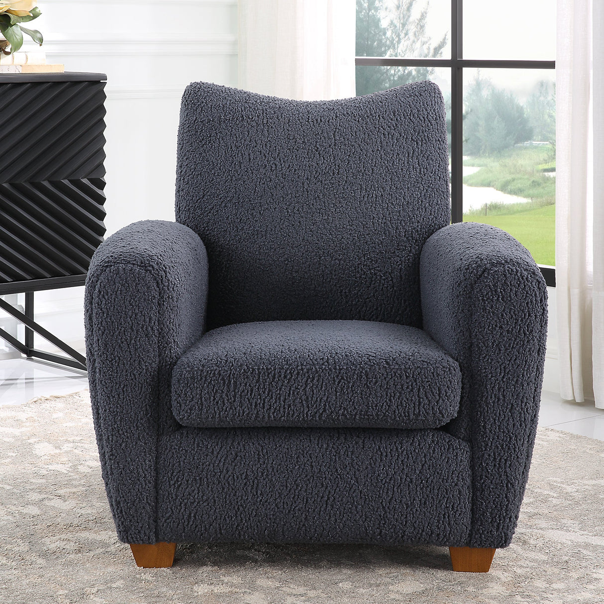 Uttermost Teddy Slate Accent Chair - Home Elegance USA