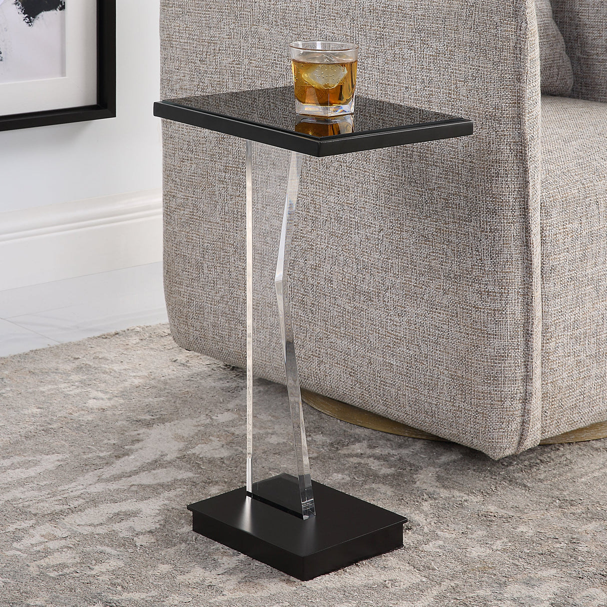 Uttermost Angle Contemporary Accent Table - Home Elegance USA