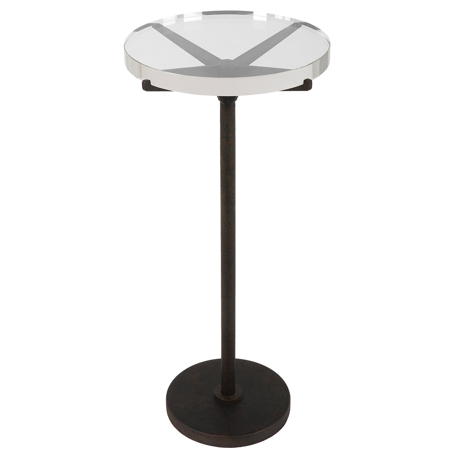Uttermost Forge Industrial Accent Table - Home Elegance USA