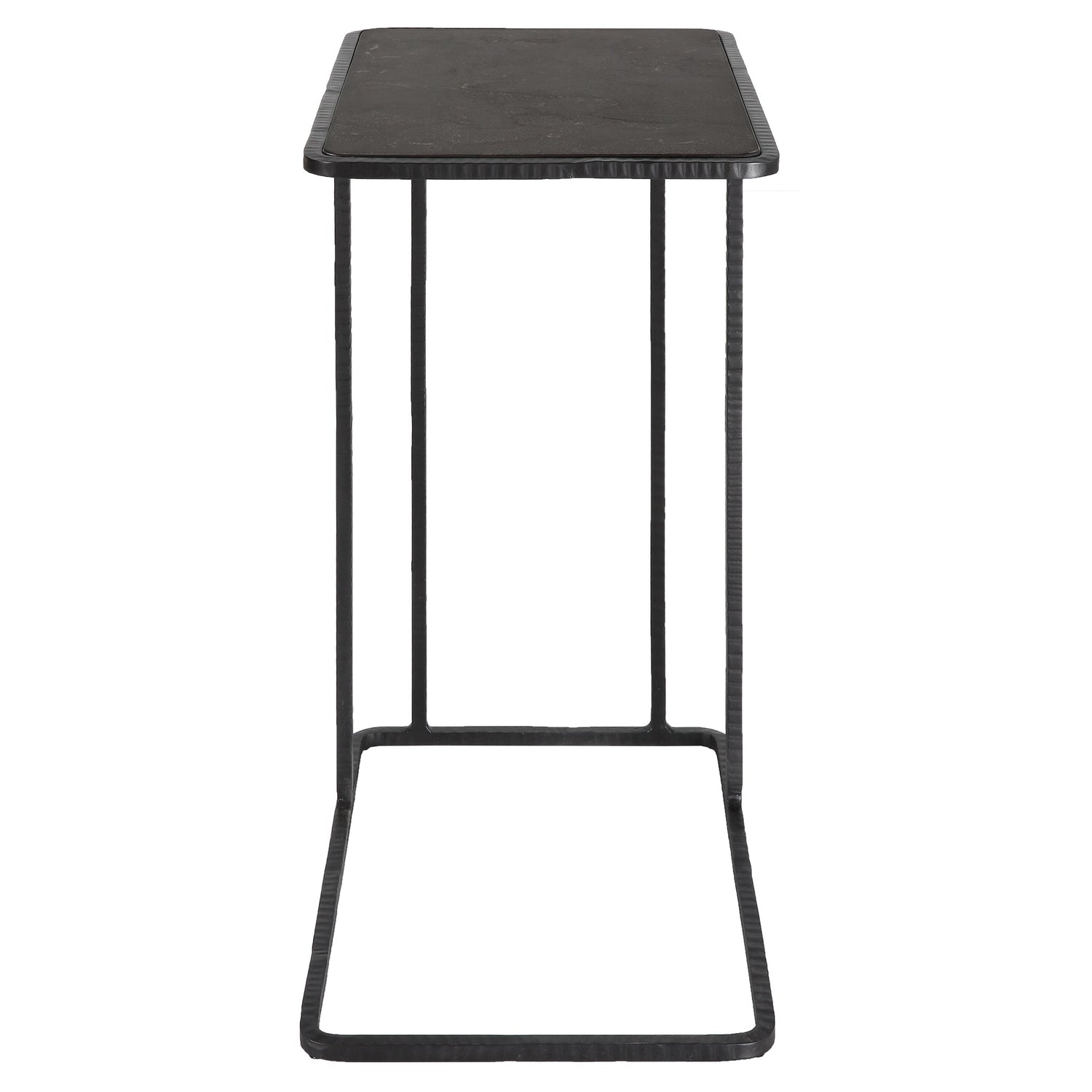 Uttermost Cavern Stone & Iron Accent Table - Home Elegance USA