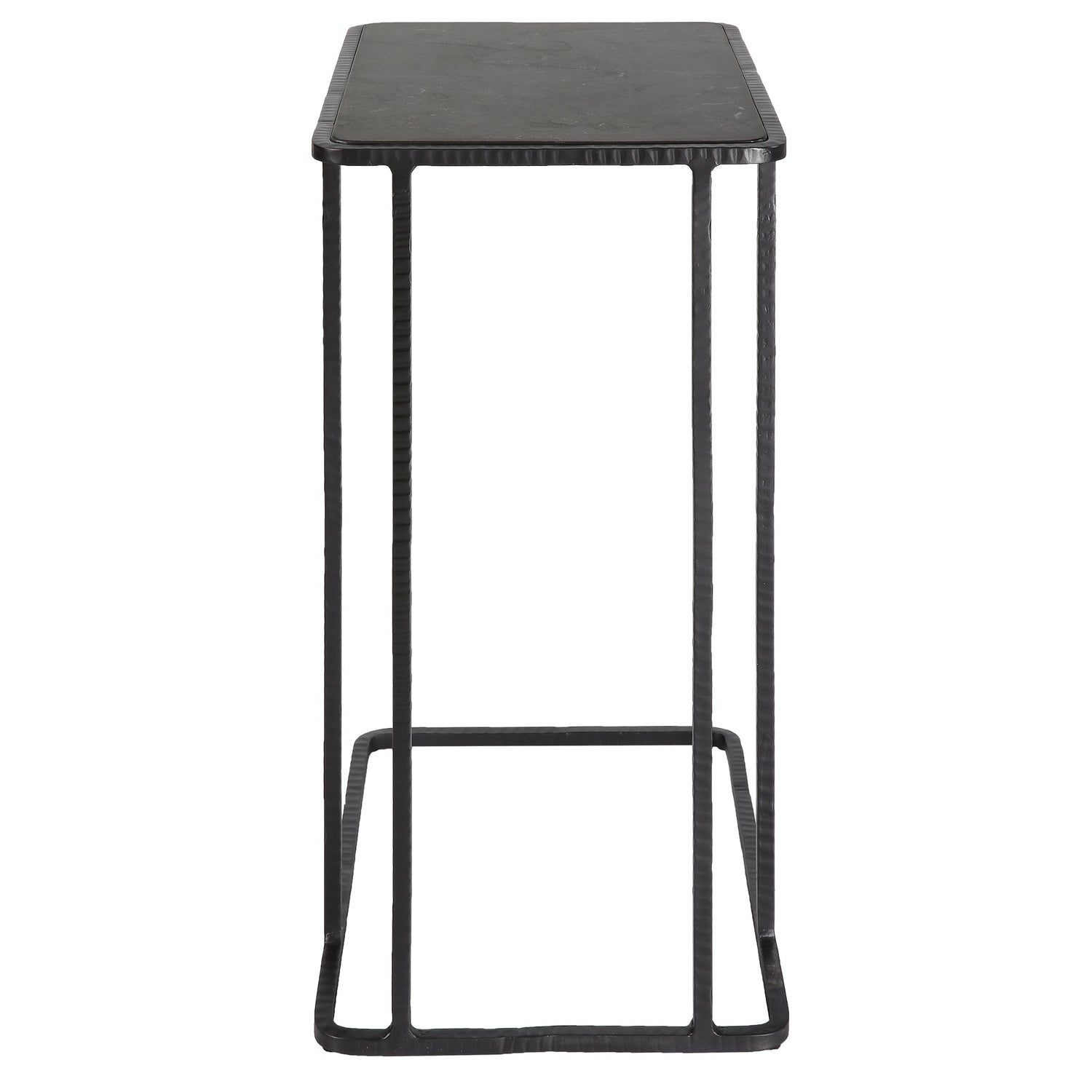 Uttermost Cavern Stone & Iron Accent Table - Home Elegance USA