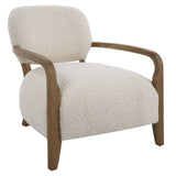 Uttermost Telluride Natural Shearling Accent Chair - Home Elegance USA