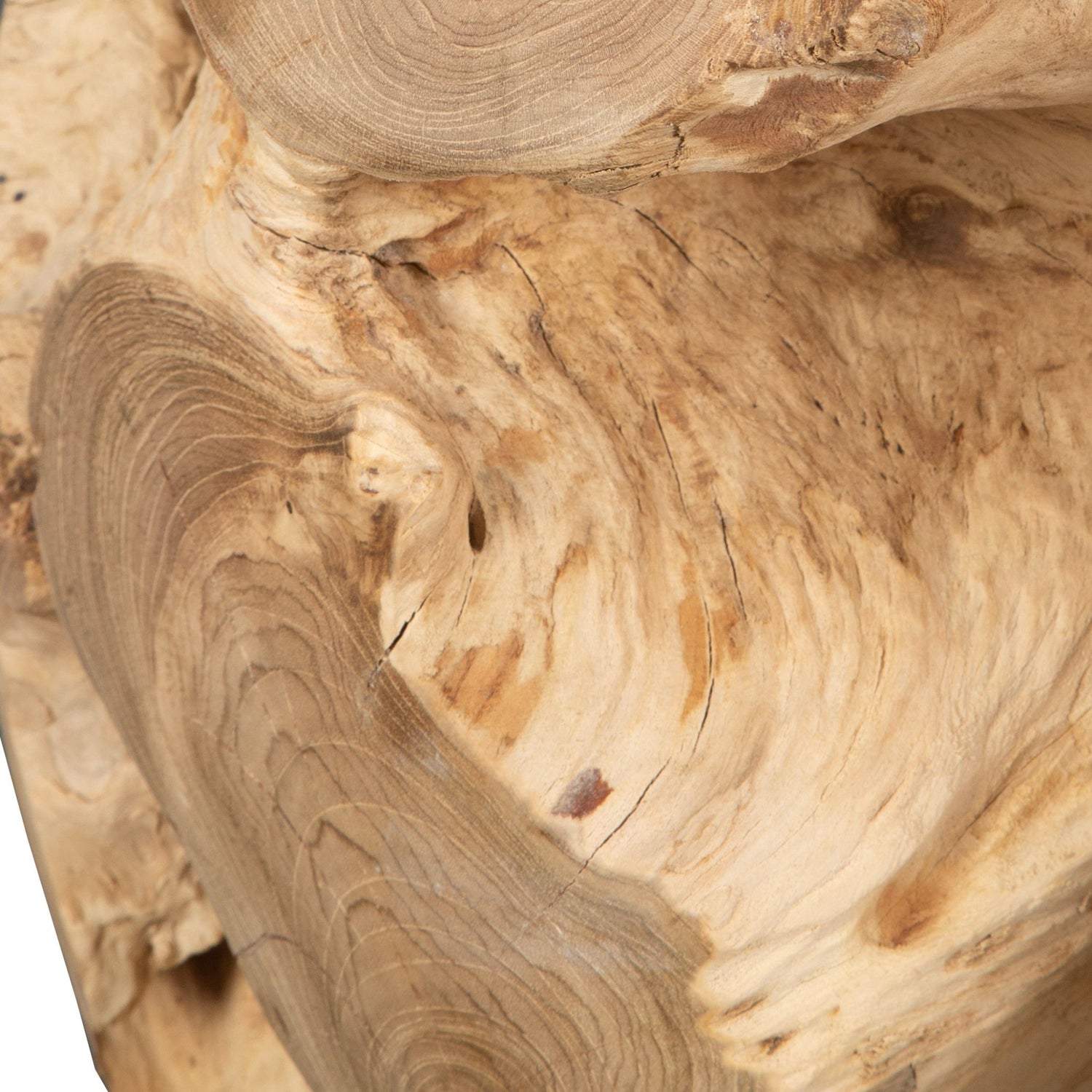 Uttermost Sola Handcrafted Teak Side Table - Home Elegance USA