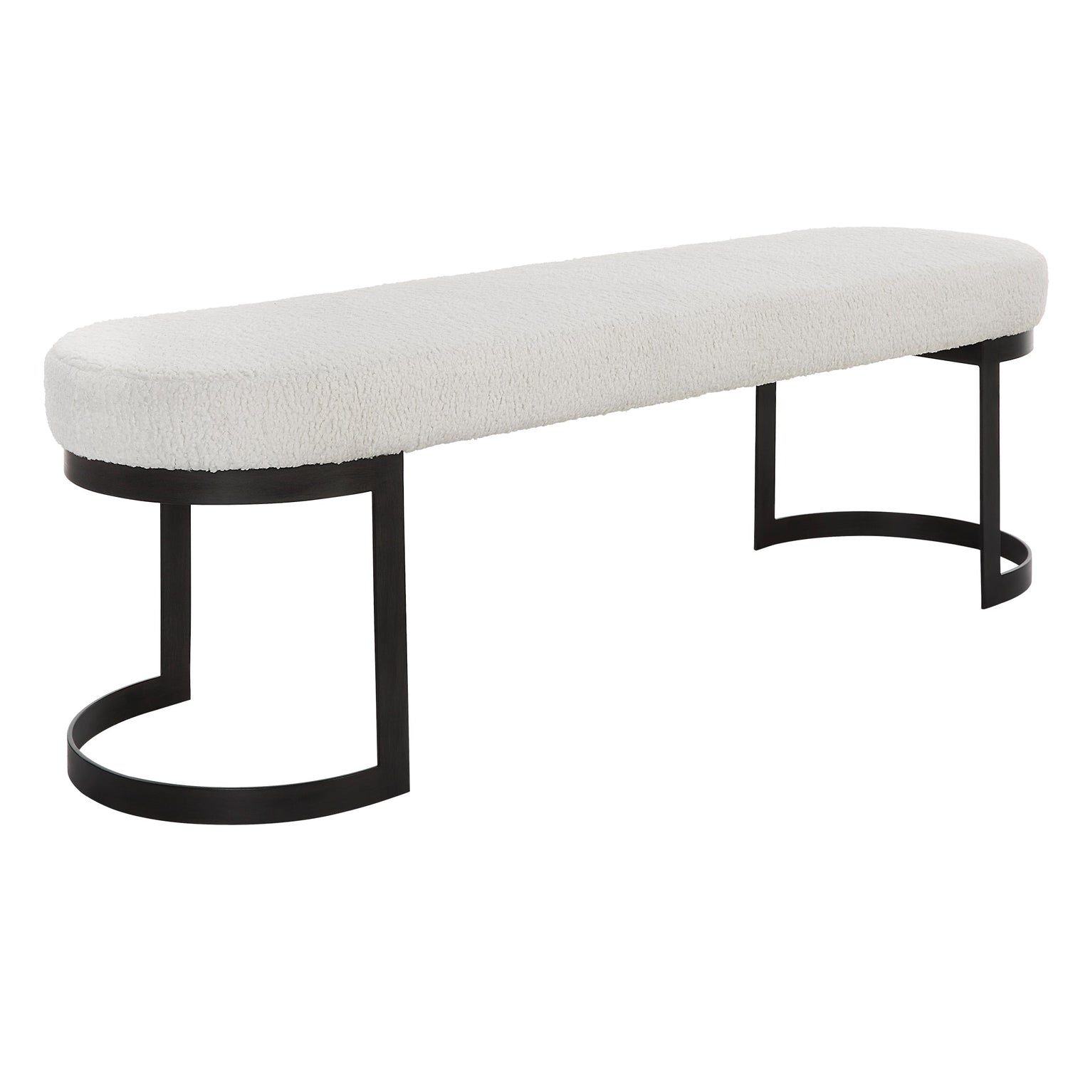 Uttermost Infinity Black Bench - Home Elegance USA