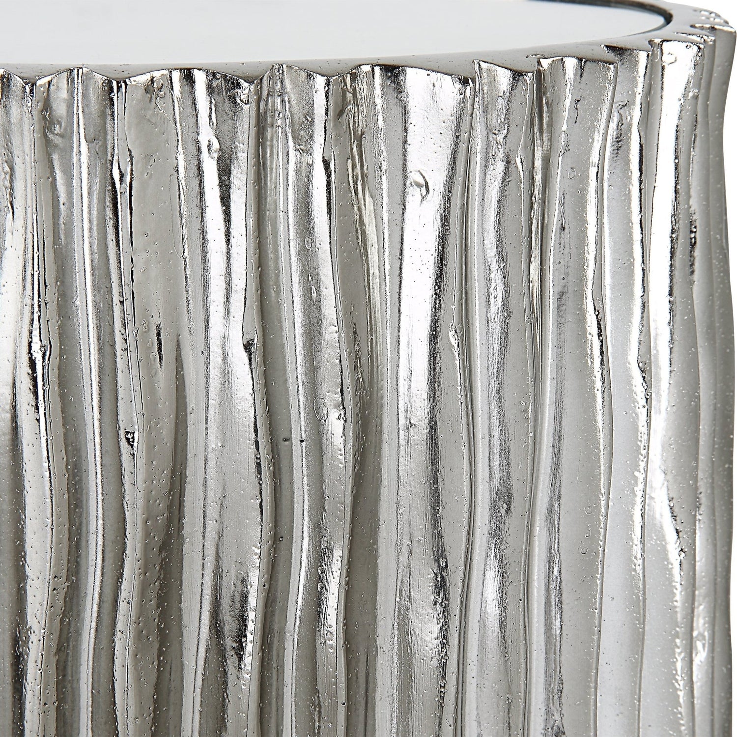 Uttermost Echo Modern Nickel Drink Table - Home Elegance USA