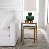 Uttermost Vista Gold Nesting Tables - Set Of 2 - Home Elegance USA