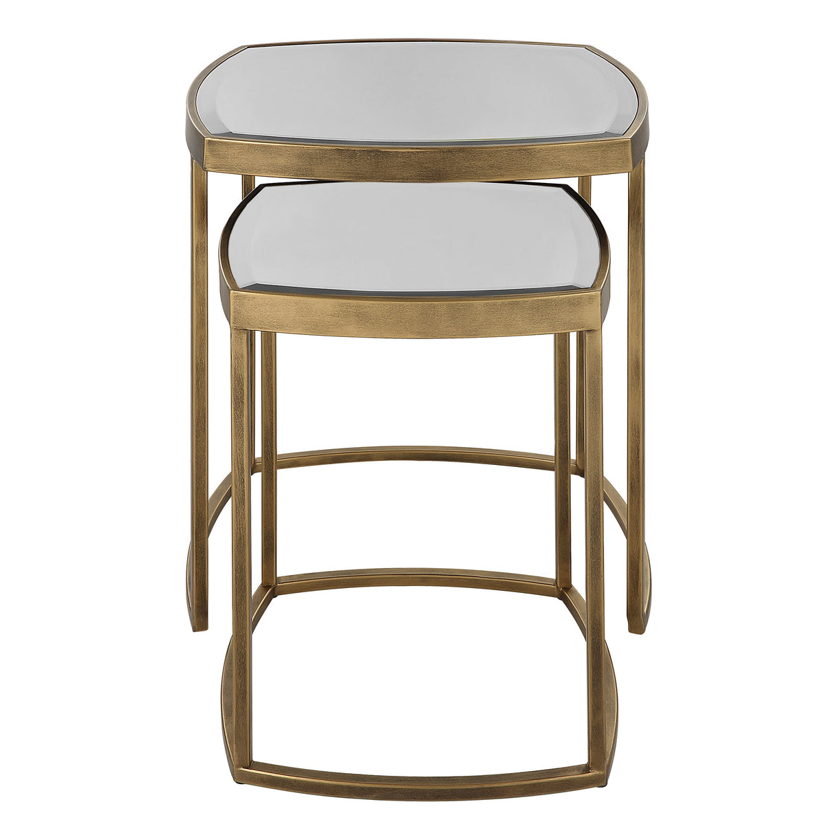 Uttermost Vista Gold Nesting Tables - Set Of 2 - Home Elegance USA