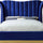 Flora Velvet Platform Bed by Meridian Furniture Meridian Furniture