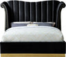 Flora Velvet Platform Bed by Meridian Furniture Meridian Furniture