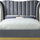 Flora Velvet Platform Bed by Meridian Furniture Meridian Furniture