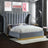 Flora Velvet Platform Bed | Meridian