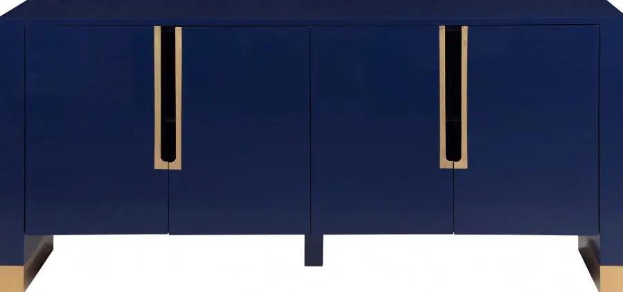 Florence Sideboard / Buffet in Navy Blue Finish by Meridian Furniture Meridian Furniture